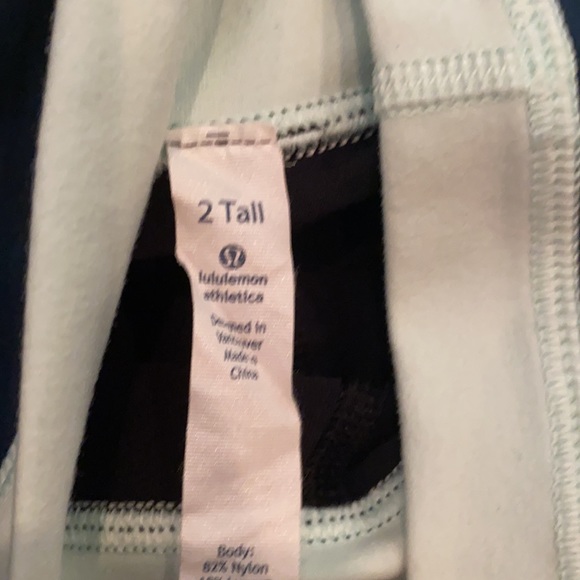 lululemon yoga pants worn twice, size 2 tall - Picture 4 of 5